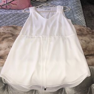 White Tank Top Dress